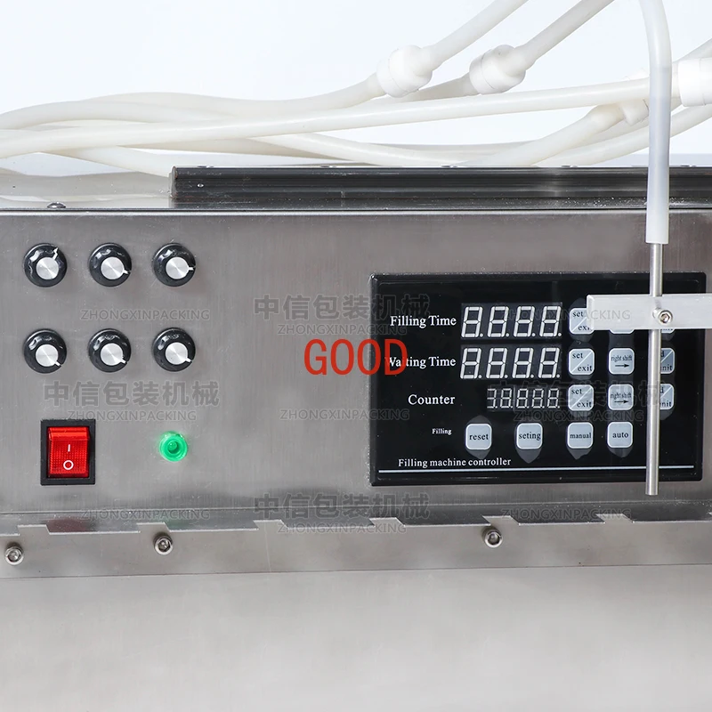 4/6 head self-priming bag liquid filling machine self-vertical pump canning