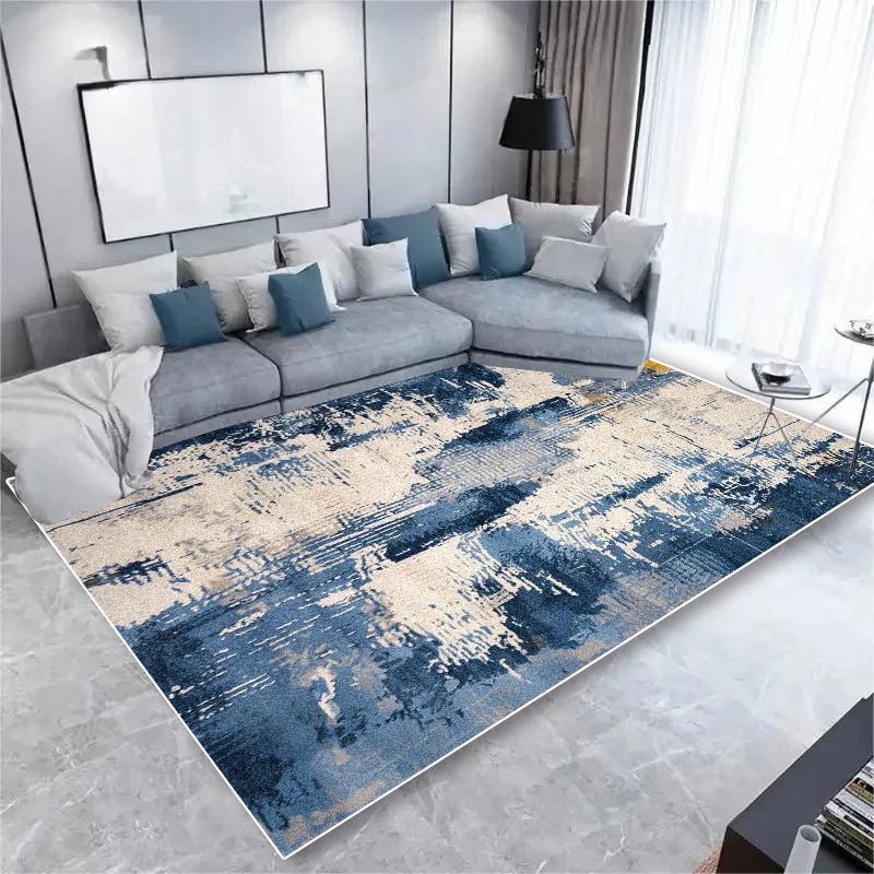

Modern Abstract Large Carpets for Living Room Rectangle Area Rugs Non-slip Bedroom Lounge Rugs Washable Kitchen Mat Customized