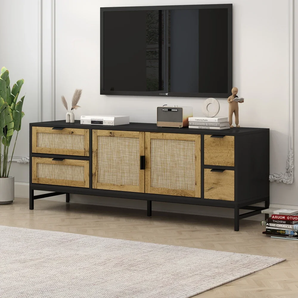 Entertainment Unit Living Room Full Modern Tv Dining Cabinet Replica Design Furniture Rattan Center Tables Meuble Rooms Storage