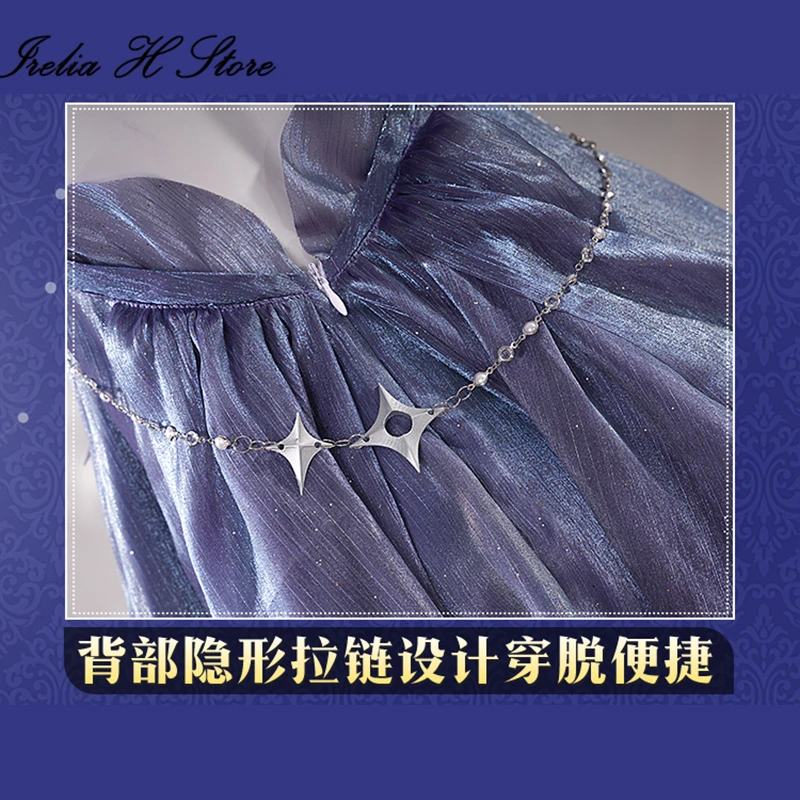 Irelia H Ni Ayanami Rei KKE คอสเพลย์เครื่องแต่งกายสําหรับสตรีชุดราตรีหญิง