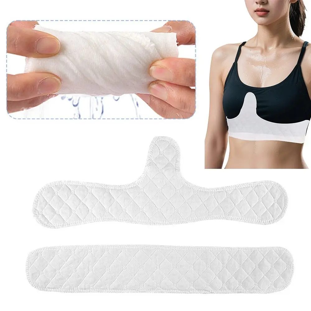 

Washable Underarm Sweat Pads Reusable Sweat Absorbers Sweatband Breathable Material Underarm Protection Perspiration Pads