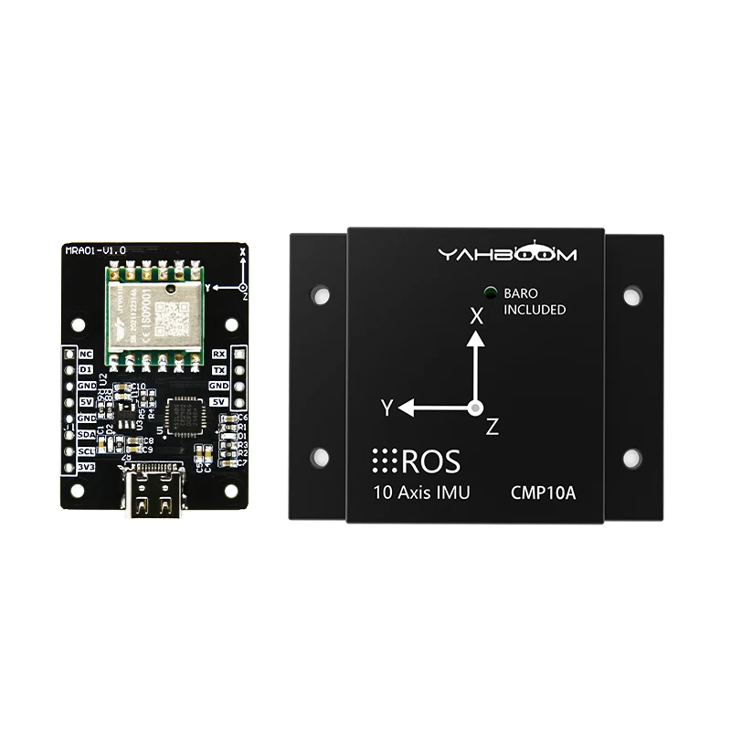 

IMU 10-Axis Inertial Navigation ARHS Sensor Module With Accelerometer Gyroscope Magnetometer Robots for Jetson RaspberryPi Board