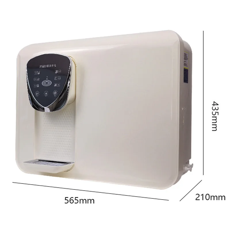 Purificador de agua, máquina todo en uno de calefacción por voz doméstica, máquina de beber directa de doble salida con filtración de ósmosis inversa RO