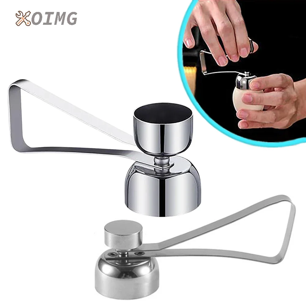 304 Stainless Steel Eggshell Opener Double Head Metal Boiled Raw Egg Creative Gadgets Kitchen Cooking Tool Kitchen  Accessories