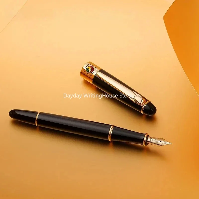 New Pimio 89 Munich Jazz Metal Fountain Pen Iridium/Gold Nib With Converter Office F 0.5mm Nib High End Luxury Business Pen Gift