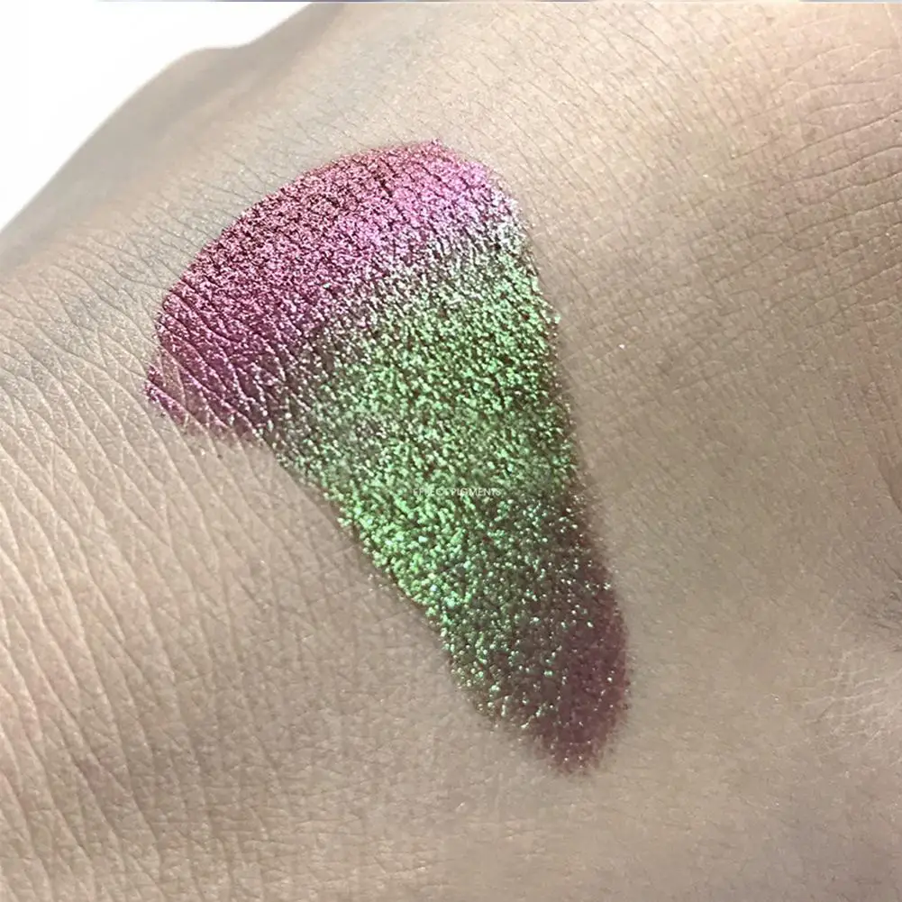 Chameleon Eyeshadow Light Changing Pigment Glitter Makeup Eye Long-lasting Eyeshadow Shadow Makeup Cosmetic Stage Eye Makeu X4J6