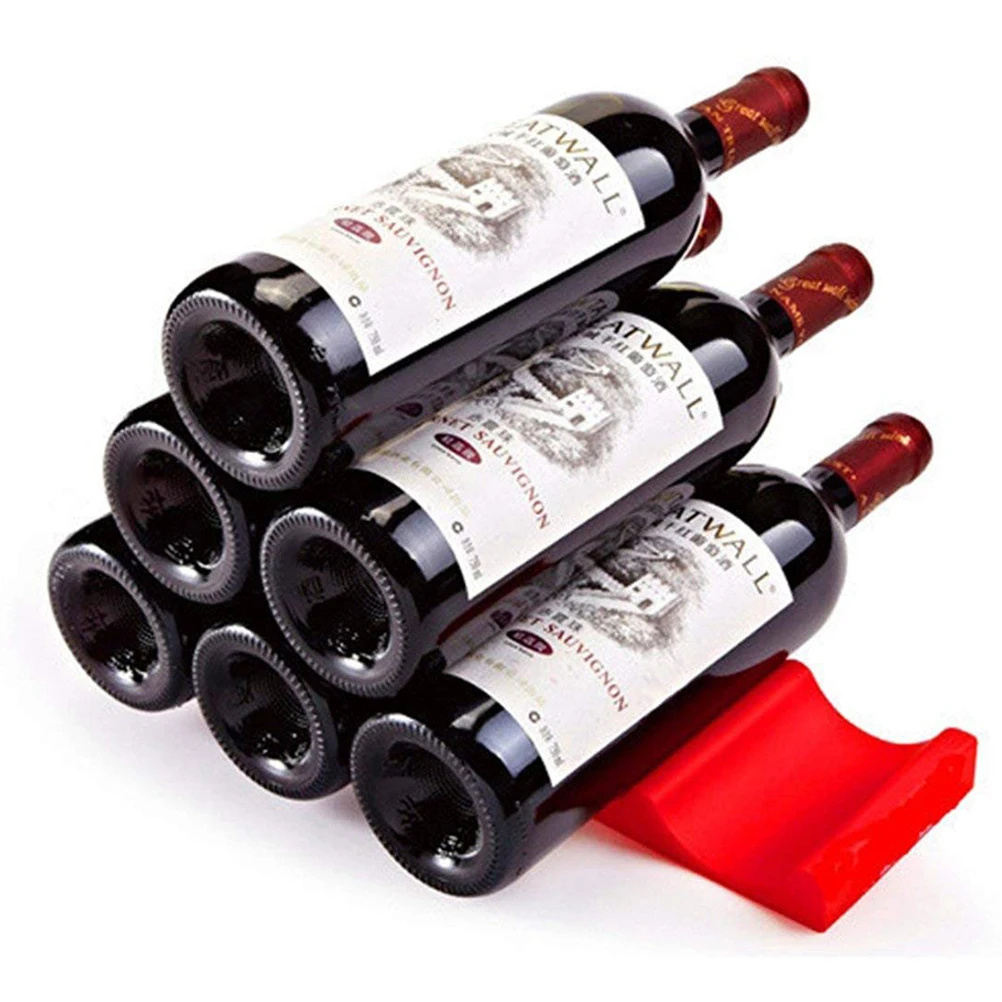 

Fridge Can Beer Bottle Rack ganizer Holder Mat Silicone Beverage Storage Shelf Foldable Tidy Tool Party BBQ Picnic