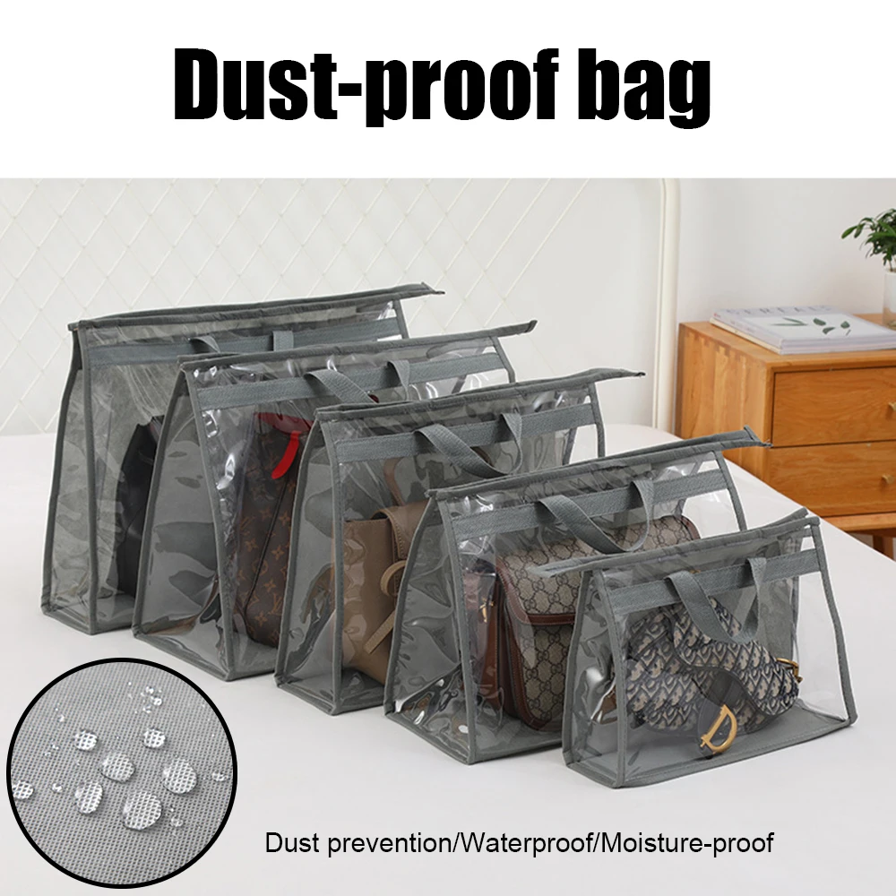 

S/M/L/XL/XXL Dust prevention/Waterproof/Moisture-proof transparent storage bag tote bag