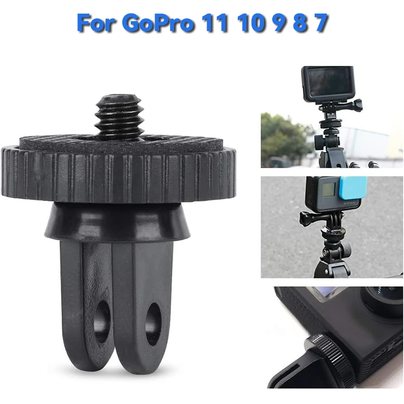 1/4 Vite Convertitore Universale Mini Adattatore Treppiede per Gopro 13 12 11 10 9 8 7 Insta360 X4 X2 X3 R DJI OSMO Action 5Pro 4 Fotocamera