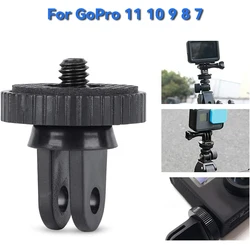 Mini adaptador de trípode Universal, convertidor de tornillo 1/4 para cámara Gopro 13, 12, 11, 10, 9, 8, 7, Insta360, X4, X2, X3 R, DJI OSMO Action 5Pro 4