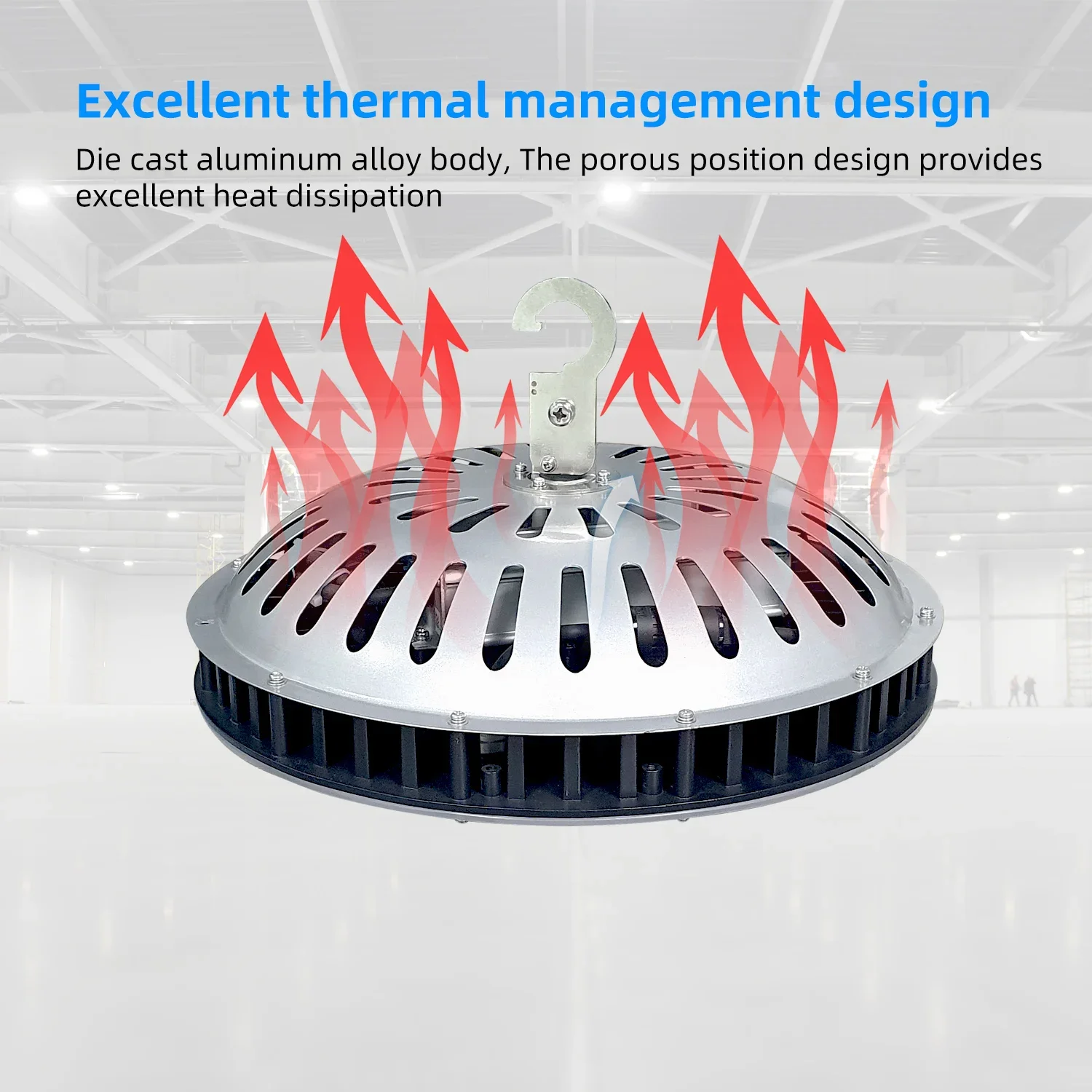 Youlumi وصول جديد 300 واط أدى ضوء خطي ارتفاع خليج ضوء ufo تركيبات الإضاءة الصناعية