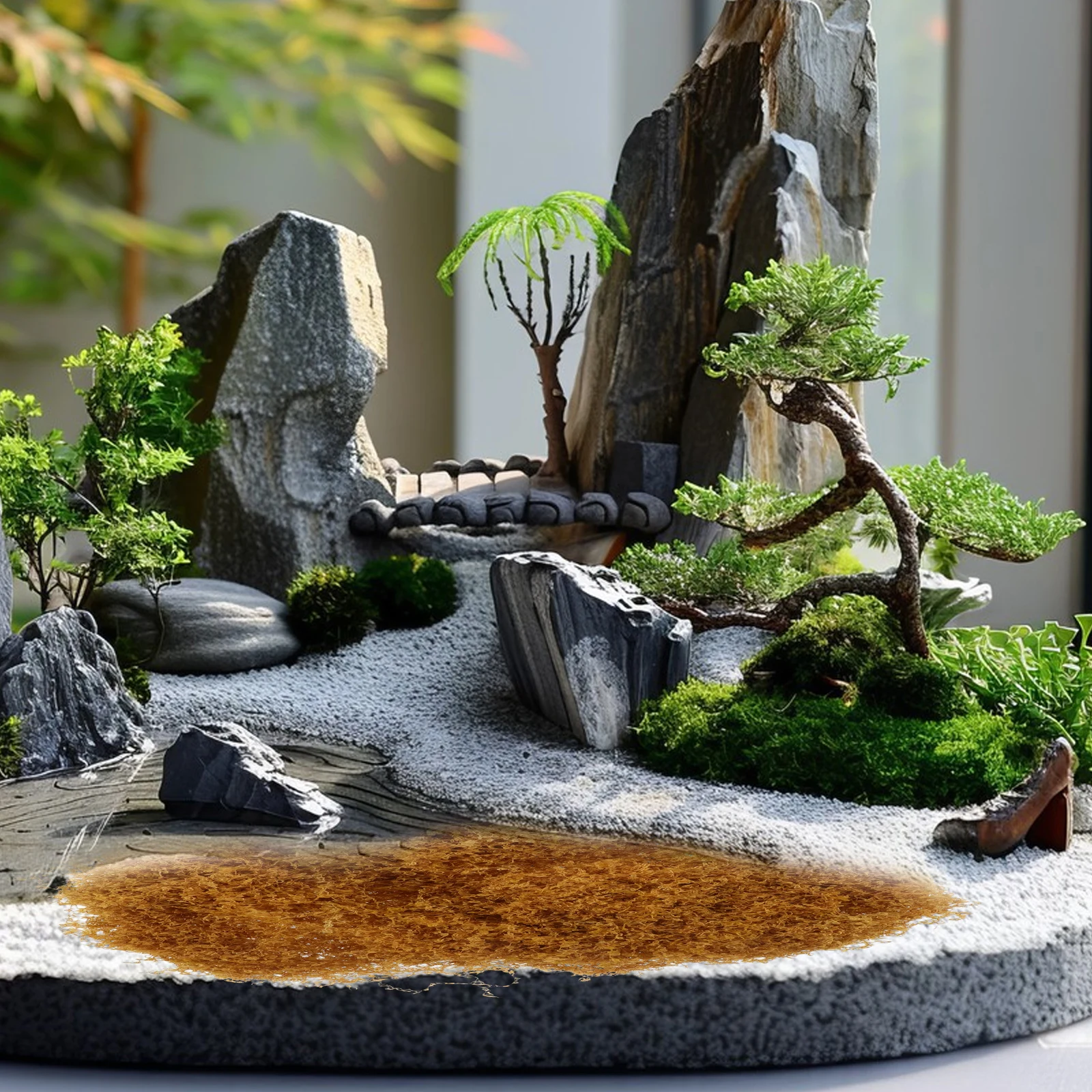 

Simulated Moss Lawn Artificial Plants Grass Lifelike Craft Moss Garden Decor Filler Polyester Cloth Christmas Pot Fillers