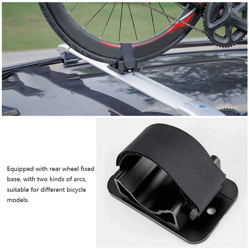 

Car Bike Rack Road Bicycle MTB Roof Rack Quick Release Bicycle Mounting Bracket Fixing Clip Roof Rack Car Rack Durable
