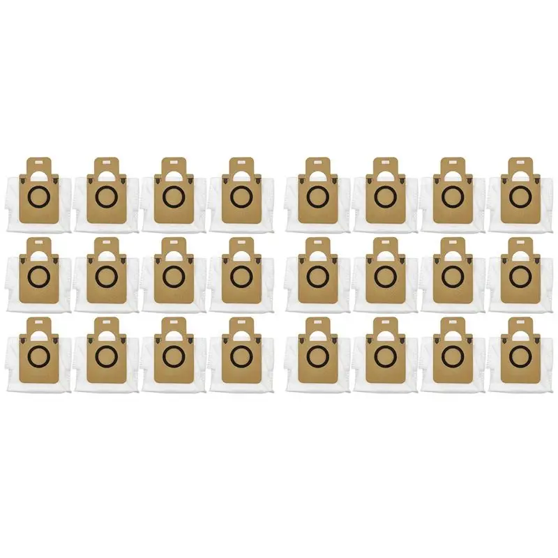 Y42A-24Pcs Dust Bag Accessories For Dreame Bot D10 Plus RLS3D Robot Vacuum Cleaner Replacement Dust Bin Spare Parts