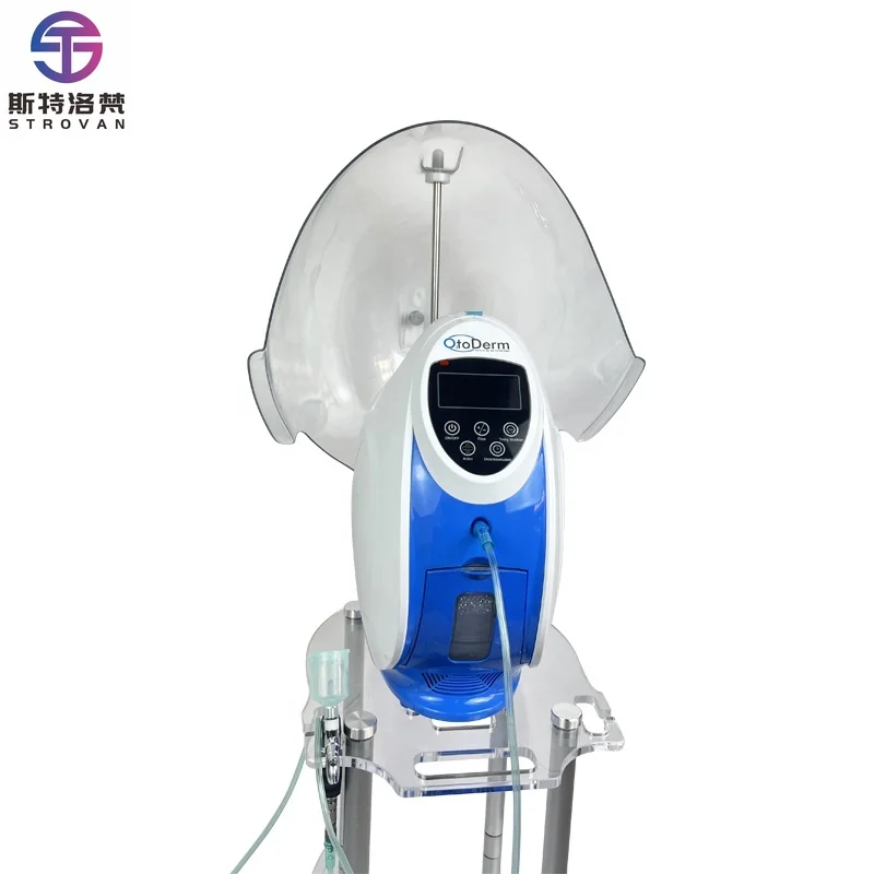 STLF LZS corée O2 dôme hyperbare chambre d'oxygène hydratant Portable Spray O2 Led masque Facial d'oxygène