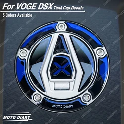3D Motorcycle Fuel Tank Cap Sticker Protection Decal For VOGE Valico DS525X DS900X 525DSX 900DSX DSX525 DSX900