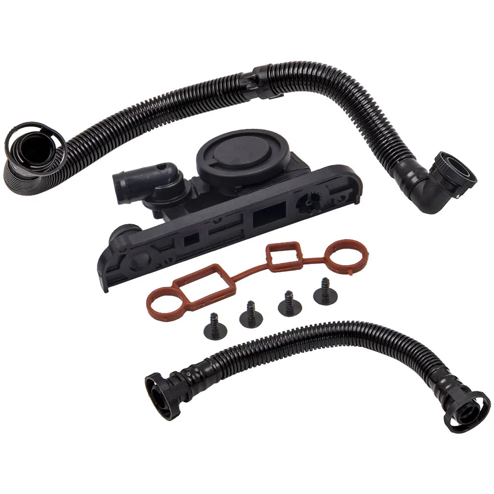 PCV Crankcase Vent Valve Hose Kit for Audi A3 8P1 8PA A4 B7 A6 C6 TT 2003-2012