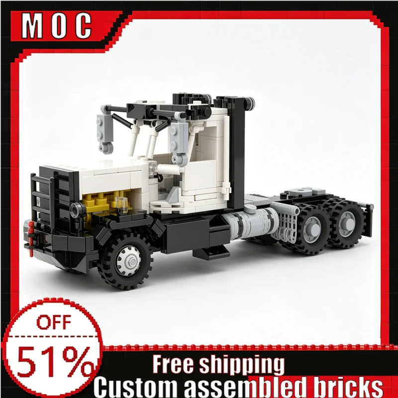 

515 Parts Modern Heavy Duty Truck Model Building Blocks Educational DIY Assembly Display Toys Creative Birthday Christmas Gifts
