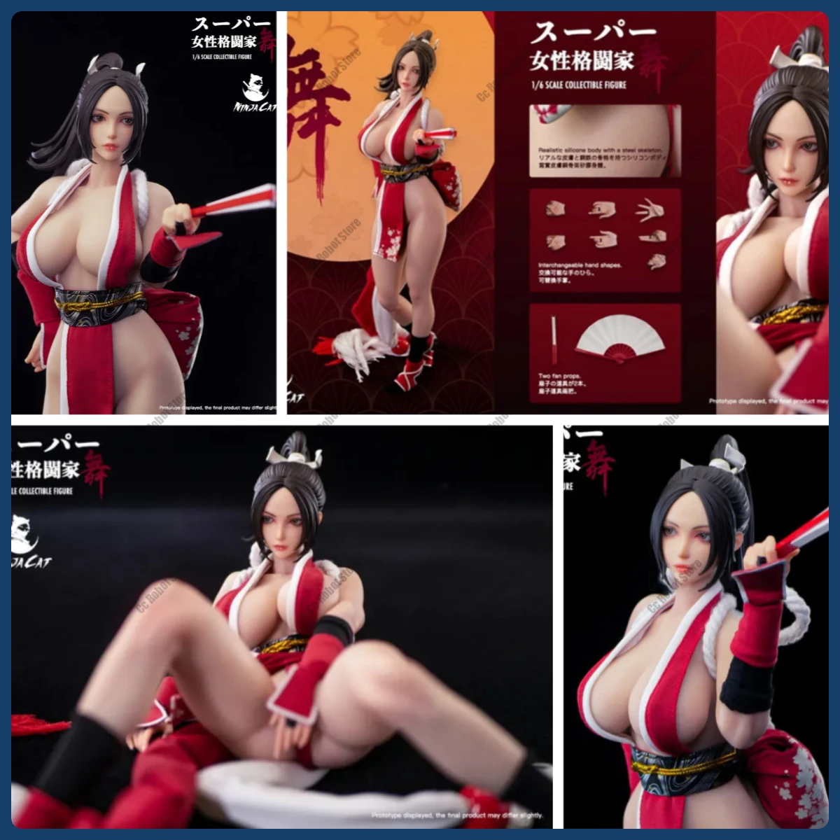 

Original Best-Selling Toy Ninja Cat 1/6 N001 Female Warrior Mai Shiranui in Stock Anime Figure Model Toy Gift Collection