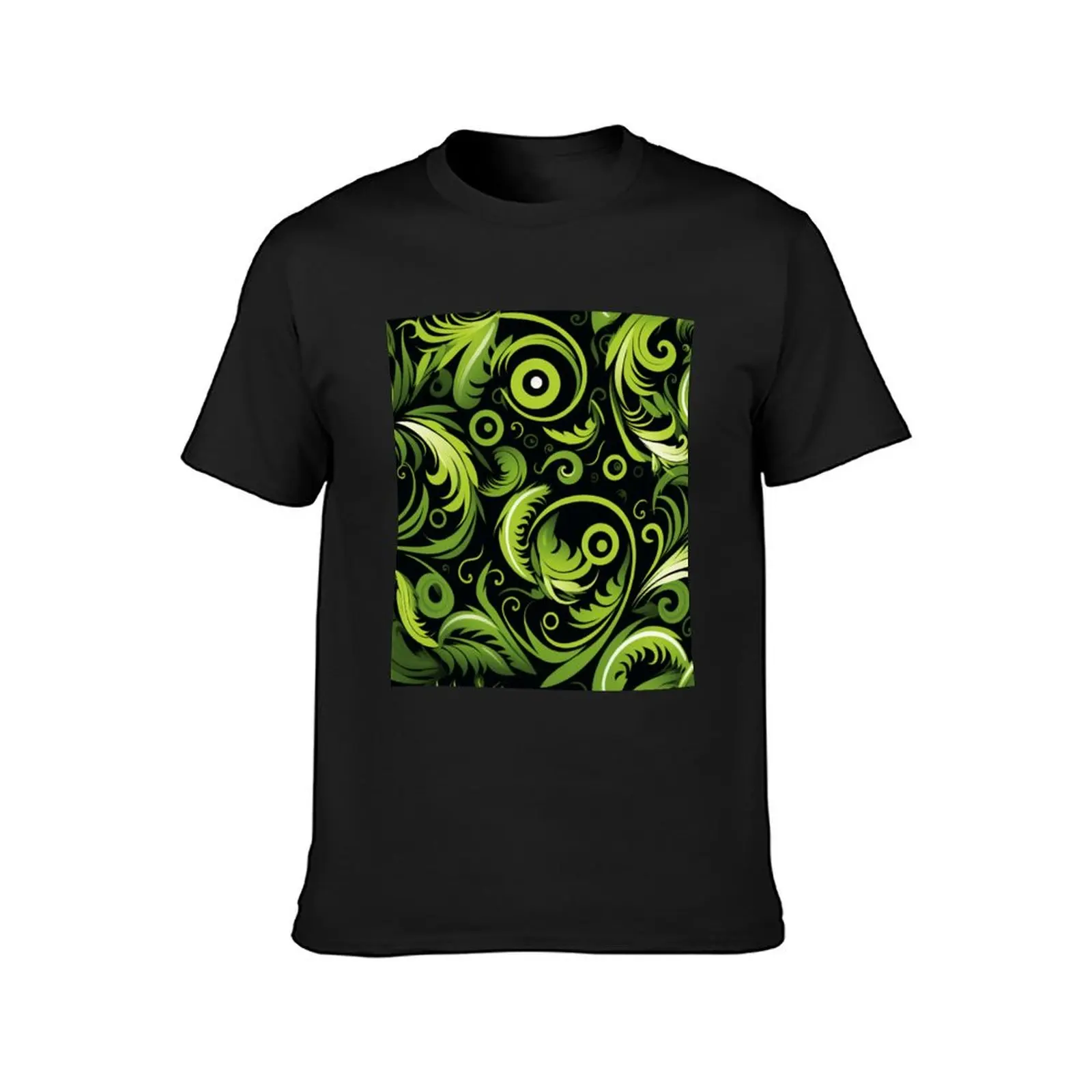 New Zealand Māori Paua Pattern Koru Design T-Shirt plus size tops korean fashion hippie clothes customs mens t shirts