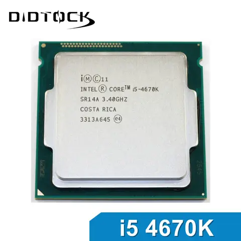 Intel Core i5 4670K 3.4GHz 6MB Socket LGA 1150 Quad-Core CPU SR14A Desktop Processor