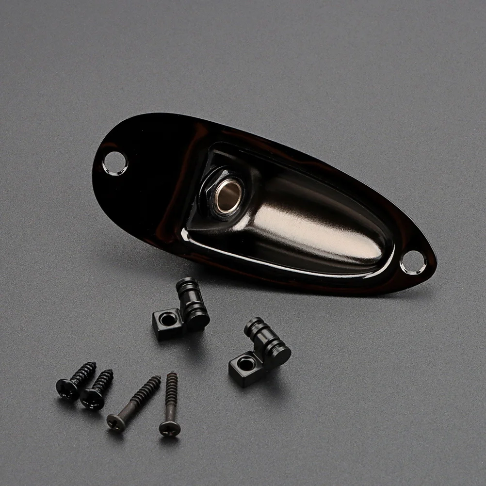 

1 set 1 Set Black Electric Guitar String Retainer Metal Trees Buckle Headstock Stable Tuning Durable Strings Fixing Accessory