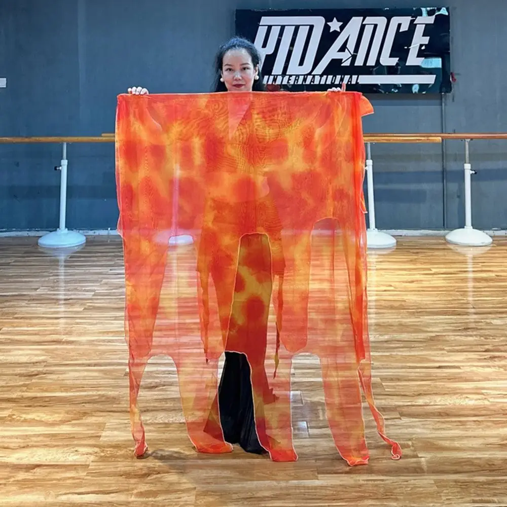 with Telescopic Sticks Belly Dance Accessories Props Multicolor Lightweight Colorful Scarves Flag Scalable Rods