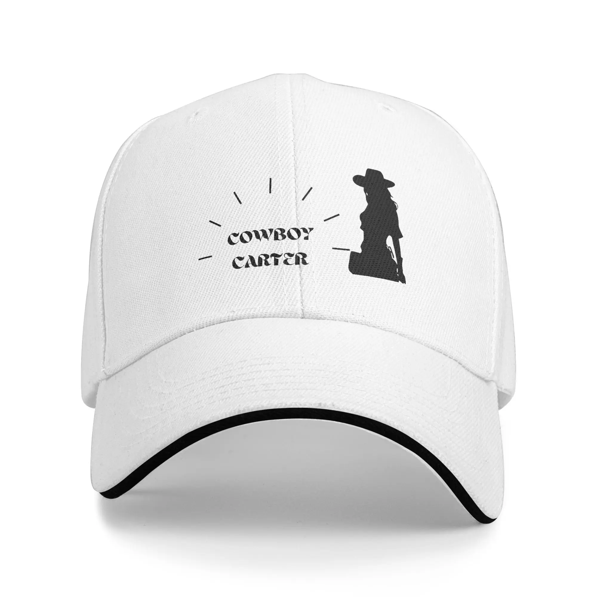 

Cowboy Carter Rodeo Baseball Cap Black Casual Trucker Hat Summer Men Women Tennis Skate Snapback Cap