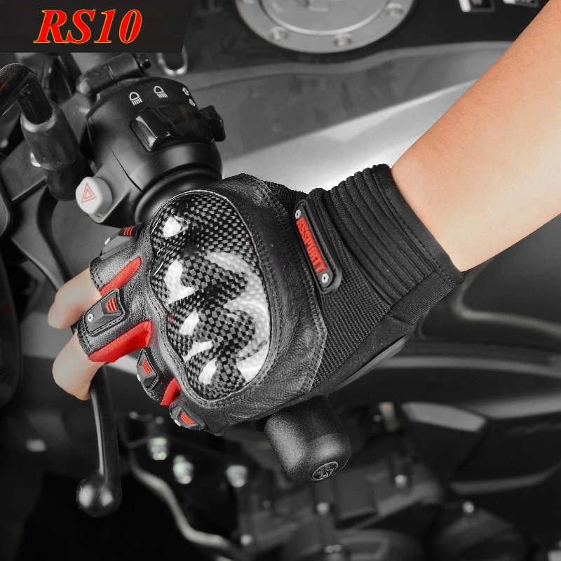 2 шт. RS10 мужские ретро мотоциклетные велосипедные перчатки с половиной пальца защитные перчатки для спорта на открытом воздухе мотоциклетные велосипедные перчатки для женщин
