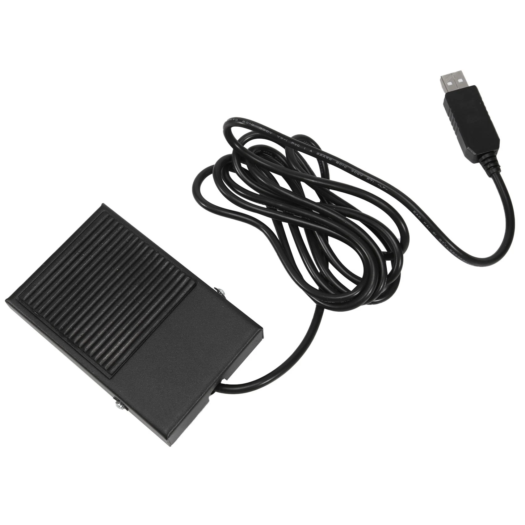 Commutateur au pied USB en métal, pédale de clavier pour ordinateur PC HID, contrôle du commutateur d'action USB, clé de pré-programme, canonique