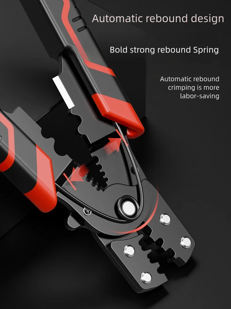Multifunctional Crimping Pliers Stripping Pliers Wire Cutting Pliers OTUT Cold Compression Terminals Manual Crimping Pliers