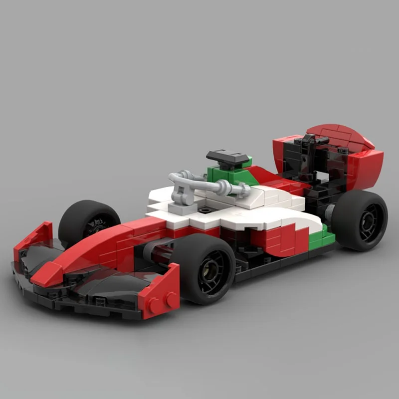 585 قطعة MOC Dallara Livery حزمة أبطال المدينة نموذج اللبنات العمارة لتقوم بها بنفسك لعبة الطوب هدية الكريسماس عيد ميلاد الاطفال #2