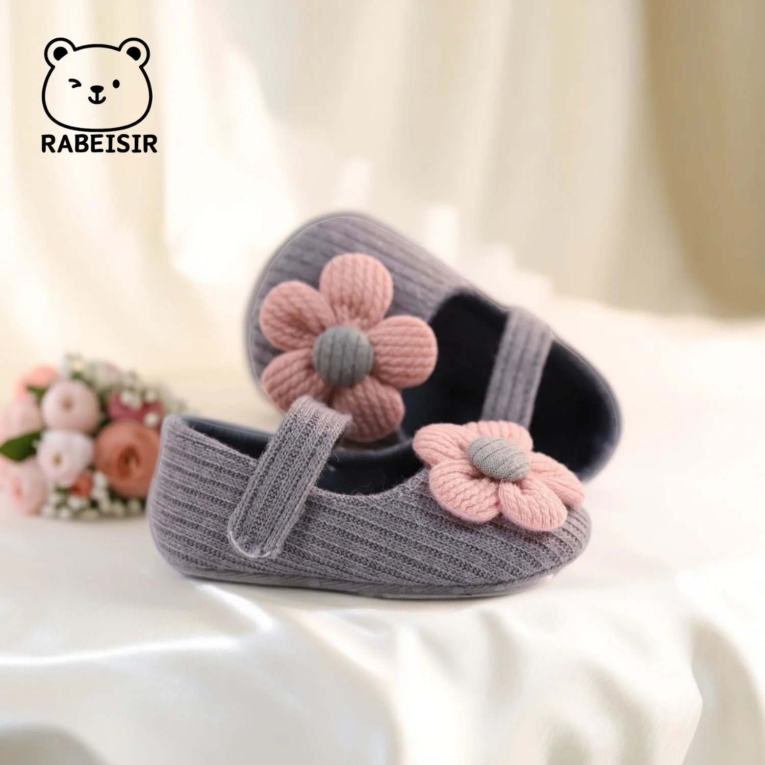 أحذية أطفال بناتي للأطفال الصغار أحذية ما قبل الخطوة أحذية الأميرة 0-18 شهرًا نعل ناعم قابل للتنفس #3