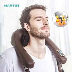 MARESE Electric Cervical Massage Shawl Neck Shoulder Kneading Shiatsu Massager Heating Relieve Pain Fatigue K11