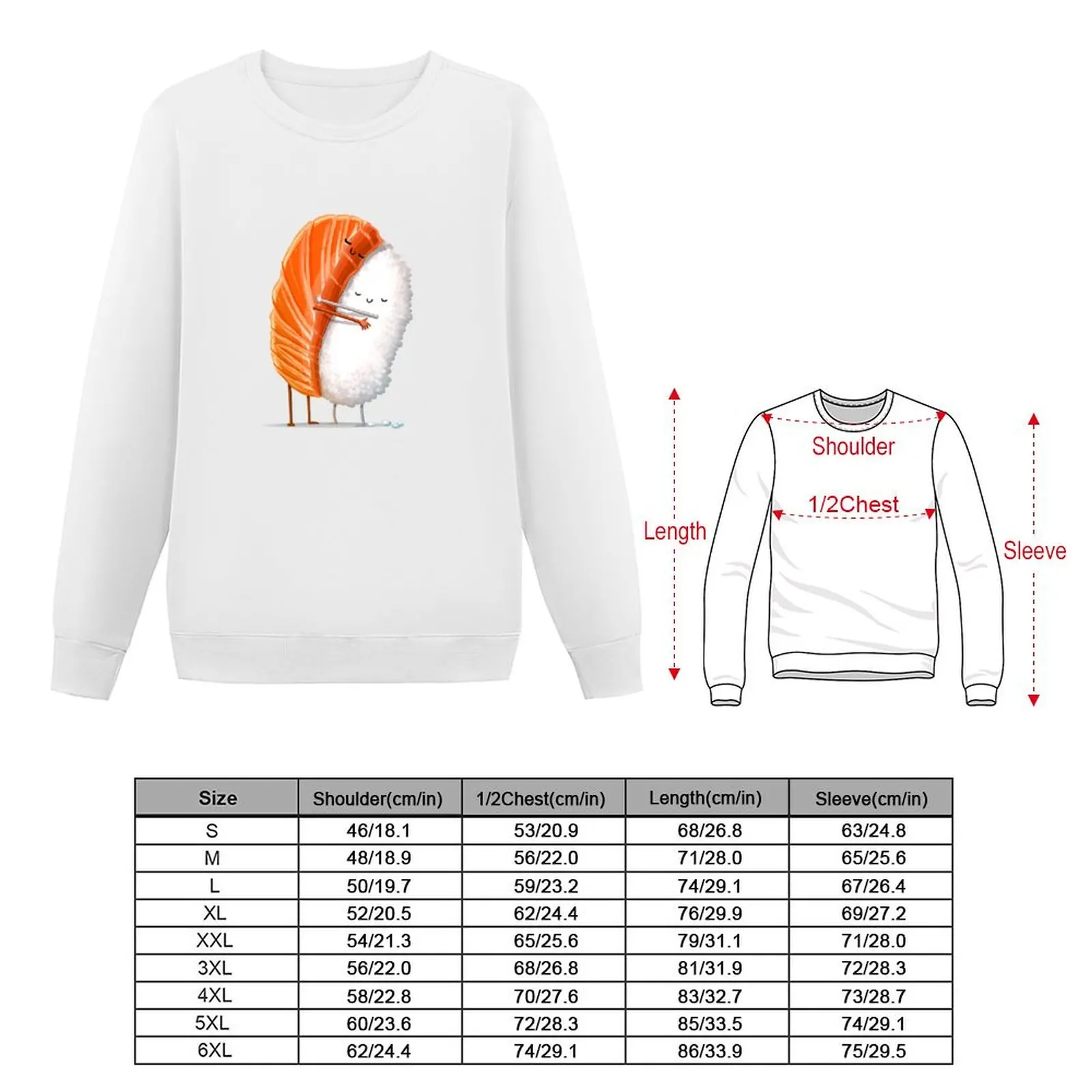 Sushi Hug Sweatshirt korean clothes korean style clothes oversize sweatshirt