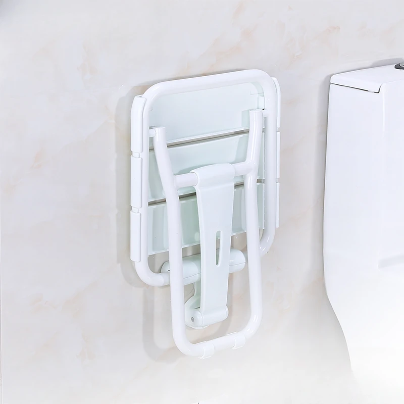 Barrier Free Bathroom Wall Shower Stool Folding Seat Bathroom Armrest Elderly Modern Gravida Banco Para Ducha Home Furniture