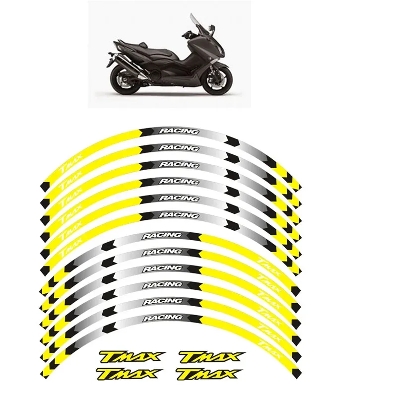 

Запчасти для мотоциклов YAMAHA TMAX530 TMAX500 TMAX560 TMAX 500 530 Контурные колесные декоративные наклейки-D