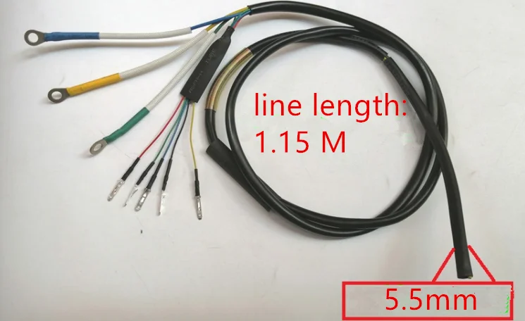 1.5/2.5/4.0mm²Electric Bicycle High Power Motor Wire Motor Cable for High Speed Motor Electric Bicycle Accessories