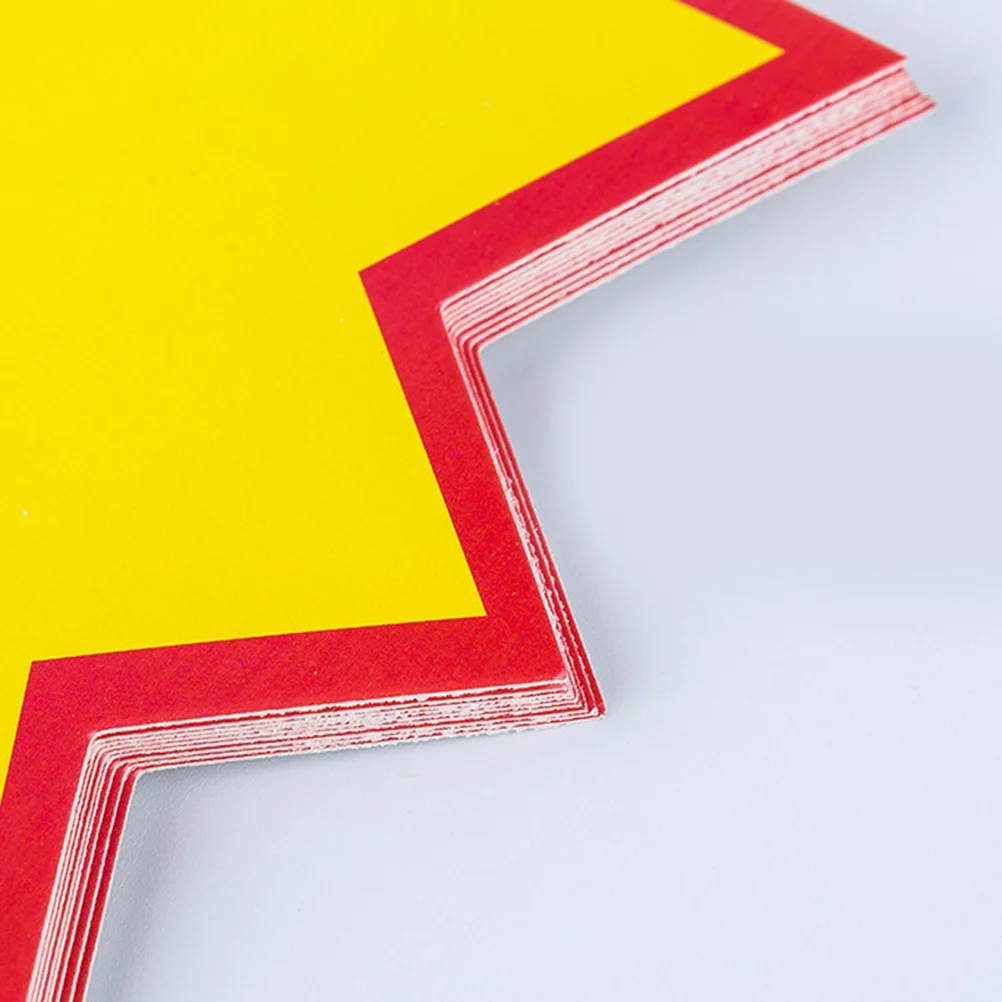 30 PCS Explosion Sticker Supermarket Price Tag Nail Stickers Sign Blank Advertising Paper