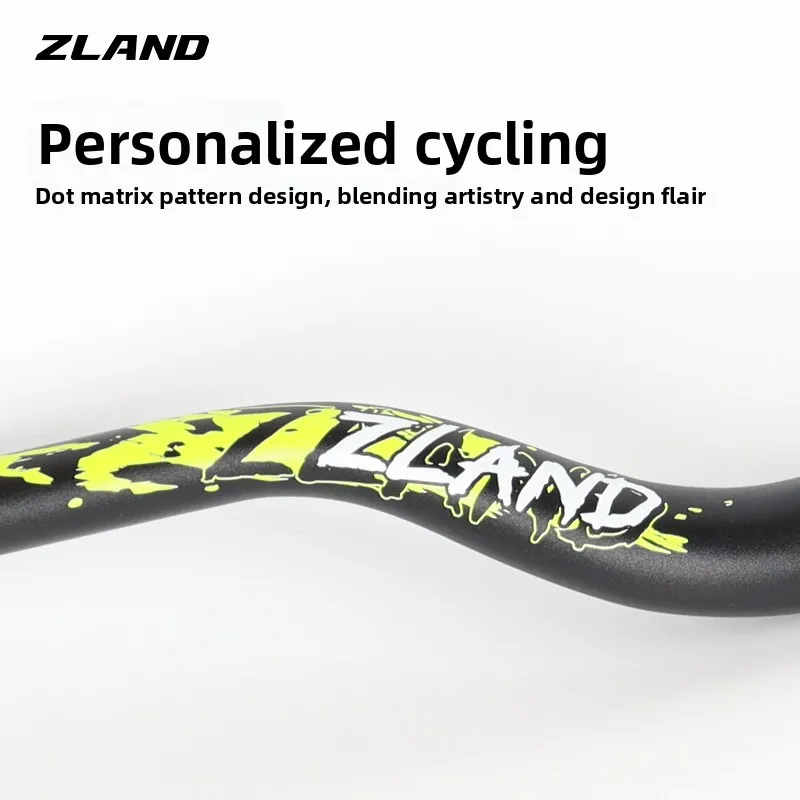 ZLAND Mountain Bike Riser Bar-55mm Rise Extended Handlebar for Off-Road Modification,680/720/740/780mm, 31.8mm Diameter