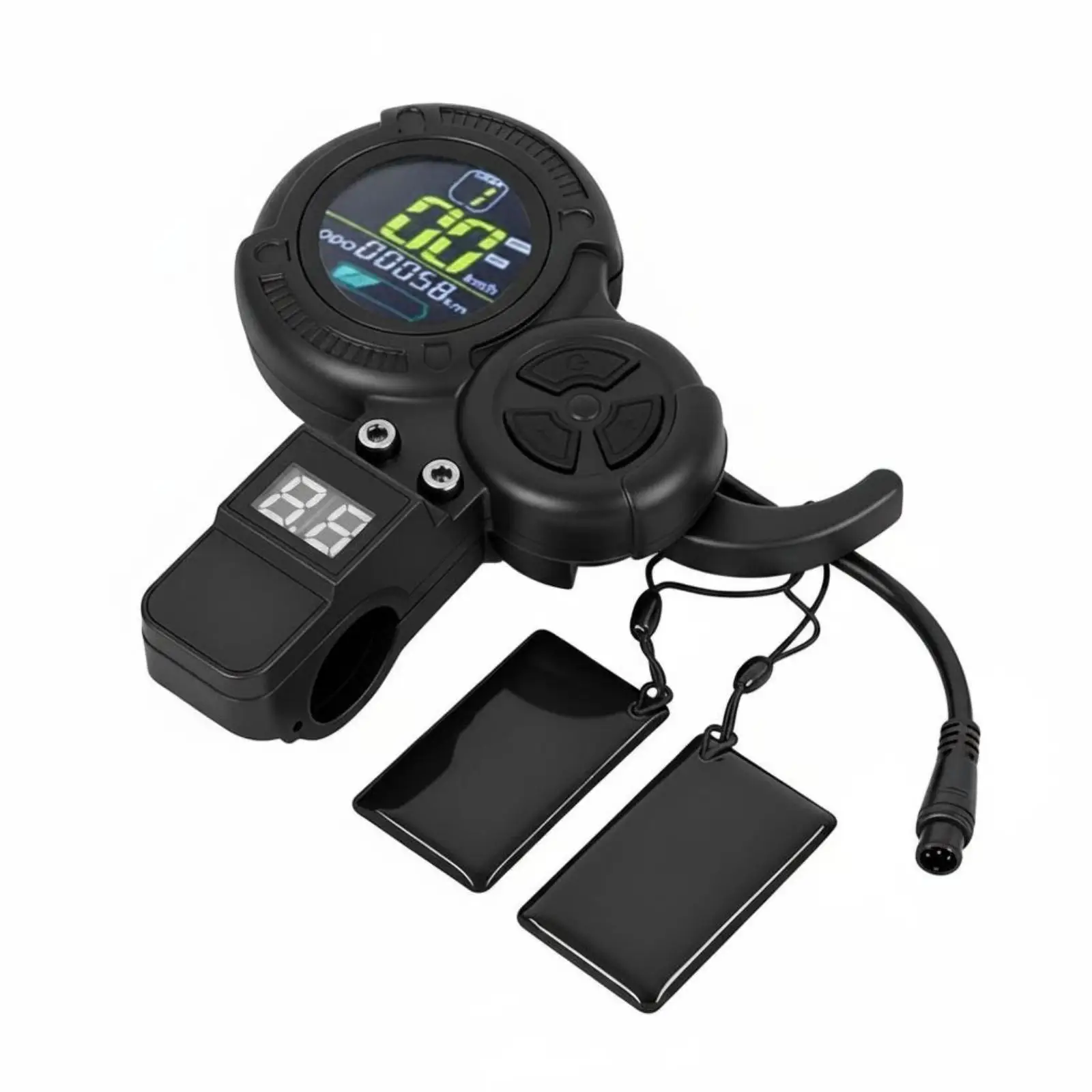 Electric Scooter Handlebar Gauge Plastic Digital Panel Display Six Pin Accessory for Ride 8X and Z8PRO