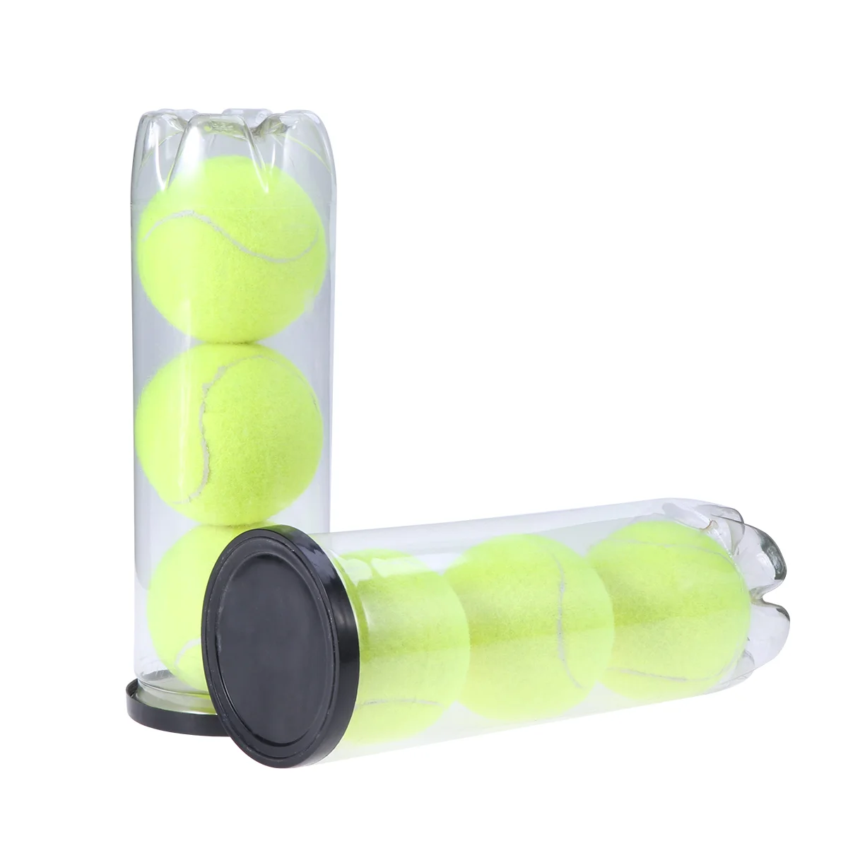 3pcs Tennis Balls Can Practice Tennis Balls Championship Regular Duty Tennis Ball Pet Dogs Tennis Balls (Yellow)