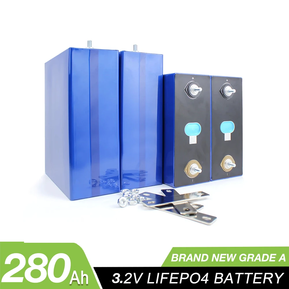 

Lifepo4 3.2V 280Ah LF280K Grade A CATL Battery DIY 12V 24V 48V RV Boat UPS Solar Energy Storage Battery EU Tax Free WIth Busbar