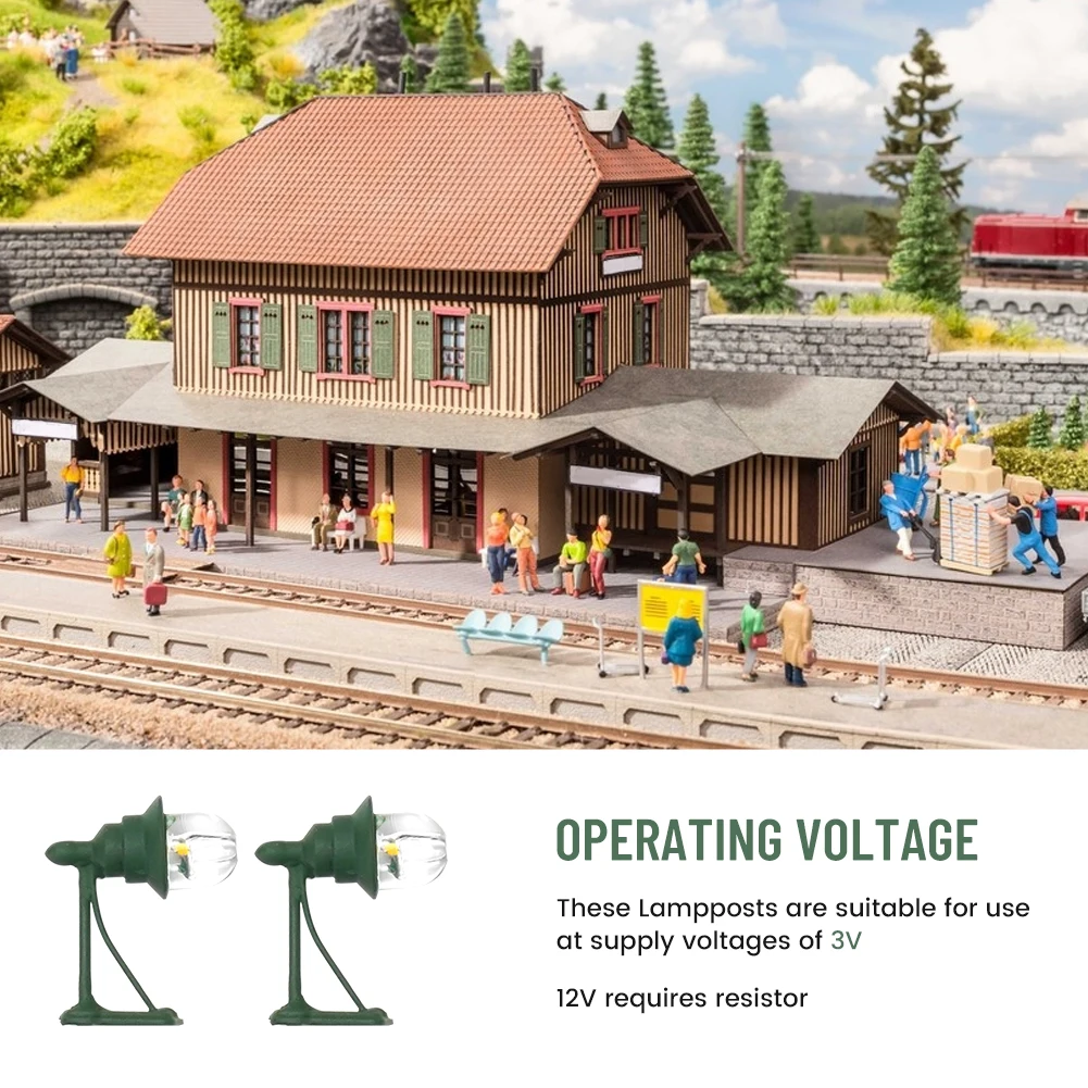 High Quality Hot Sale Practical Model Light Wall Lights Model Railway Parts Railroads Sand Table Model  High Quality