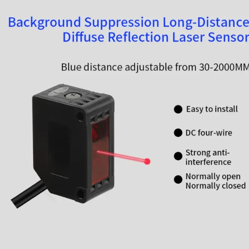 

Remote Red Light background suppression sensor Remote laser background suppression sensor