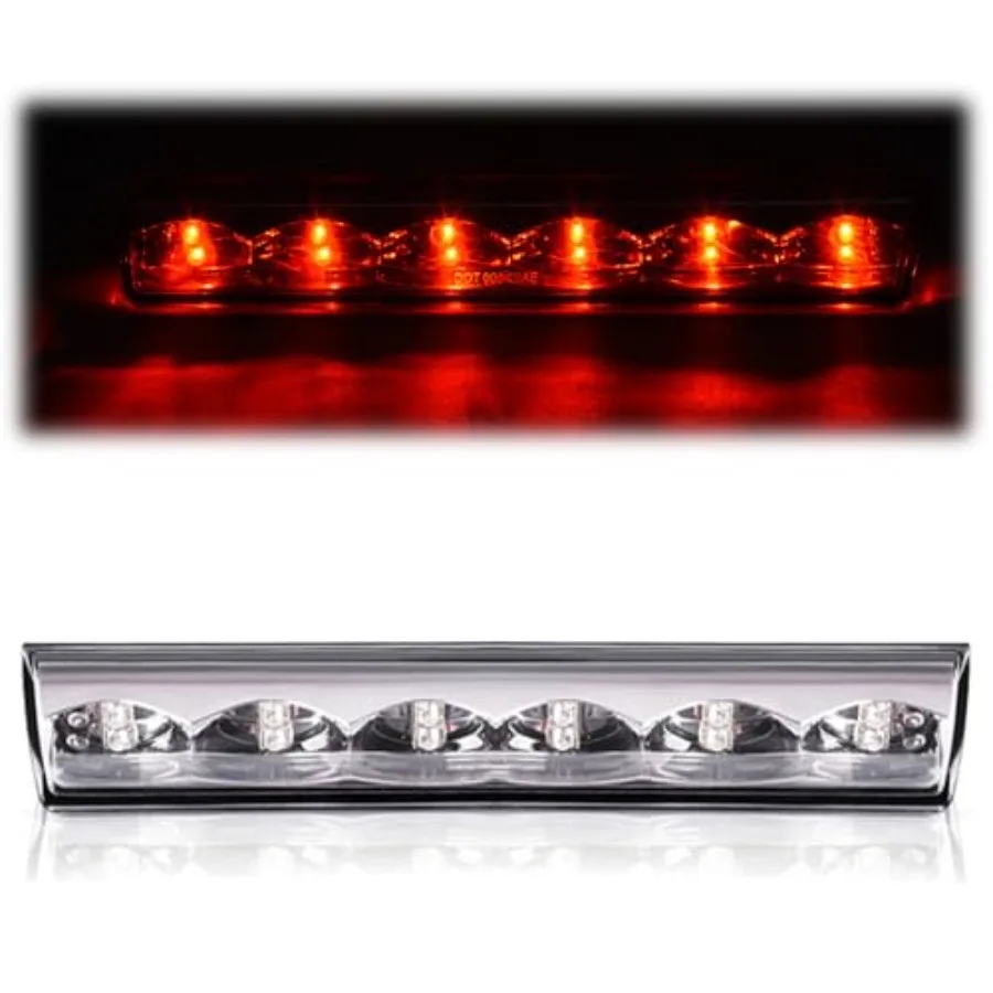 

【Spot goods】Third 3D Brake Lights Compatible with Red Lens Clear Housing Chrome Lens Clear Housing LED Bar Tail Cargo Lamp AT-L