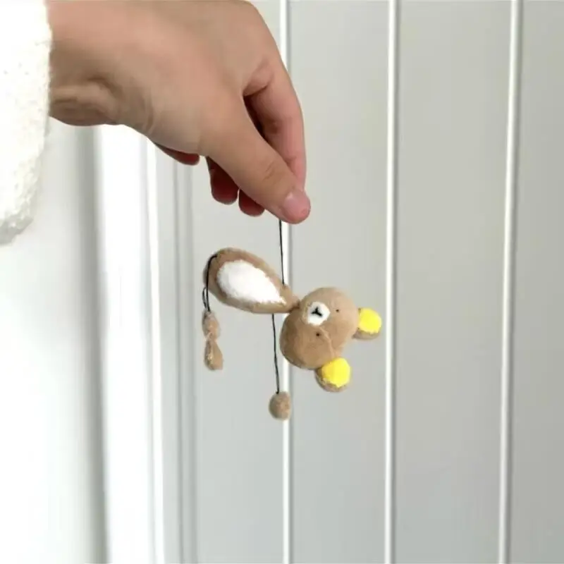 Cartoon Creative Rilakkuma Plush Toys Pendant Decoration Anime Peripheral Ugly Cute Soft Stuffed Doll Friends Birthday Gift