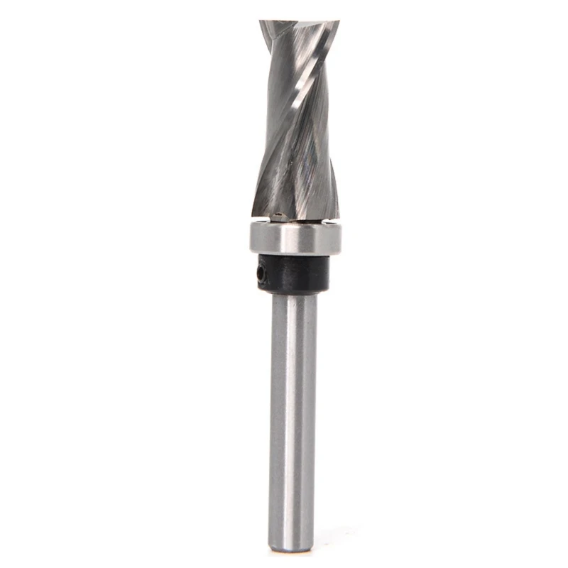 งานไม้เครื่องมือ1/4 "6Mm Shank CNC Trim Router Bits Ultra-Perfomance ทนทานการบีบอัด Flush Trim คาร์ไบด์โลหะผสม M4YD