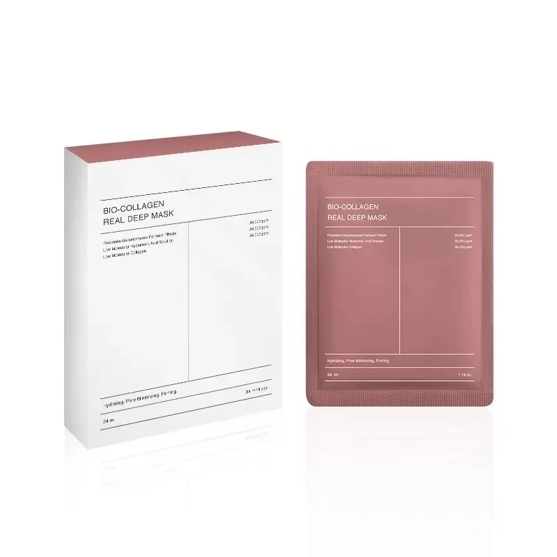 BioCollagen Mask Deep Moisturizing Whitening Niacinamide Mask, Collagen Mask Skin Care Hydrogel Mask Firming Skin