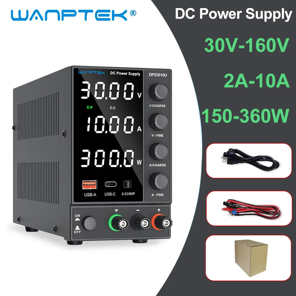 30V 10A DC Power Supply Adjustable Digit Display USB Laboratory Power Supplies Voltage Regulator 60V 5A 120V3A For Phone Repair